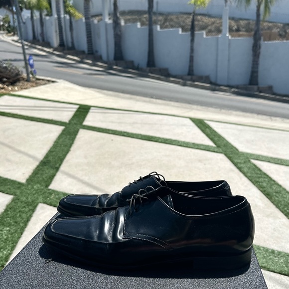 PRADA DRESS SHOES - SQUARE TOE BLACK - Size 11 - Picture 3 of 8